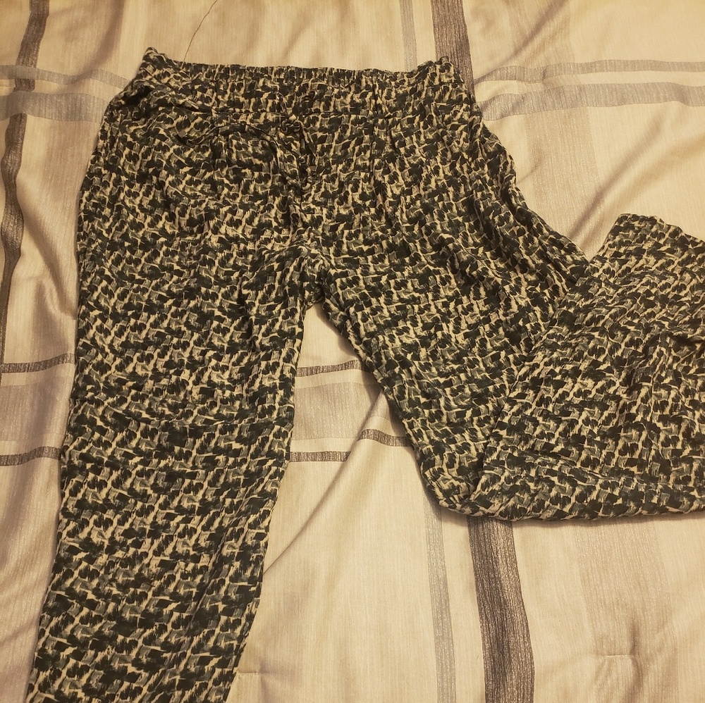 Animal print pants
